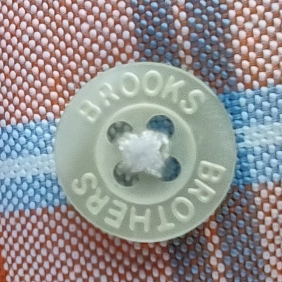 BROOKS BROTHERS 1818 MEN'S MONOGRAMMED PLAID LUXURY SHIRT - Picture 14 of 17